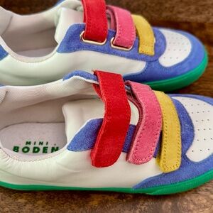 Mini Boden Kids Sneakers with Velcro Straps